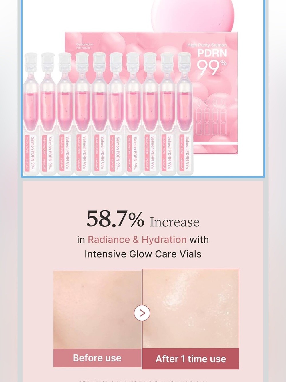 Medicube PDRN Pink One Day Serum 10 1.5ml
